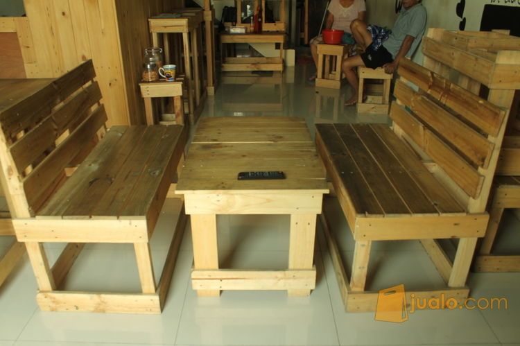 Meja kursi kayu jati belanda murah