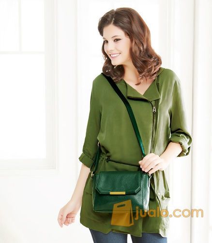 TAS SELEMPANG WANITA IMPORT SOPHIE MARTIN MARLOSYA 2156 HIJAU KECIL LV