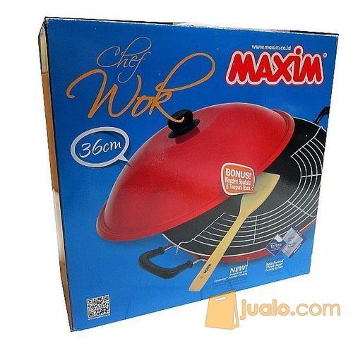 Maxim Wajan Teflon Set 40cm CHEFWOK40