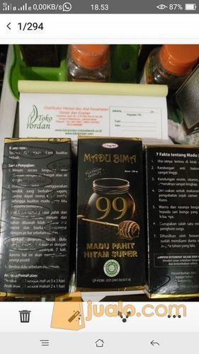madu bima 99 madu pahit hitam super