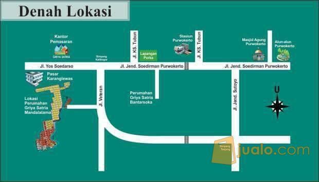 Perumahan di Purwokerto Griya Satria Mandalatama, Bebas Banjir