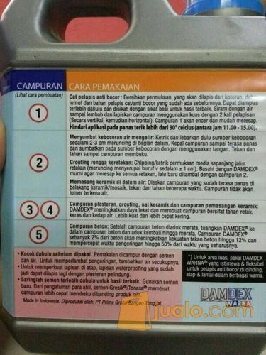 DAMDEX 1 KG/PENGERAS BETON ANTI BOCOR AIR/OBAT COR PLESTER