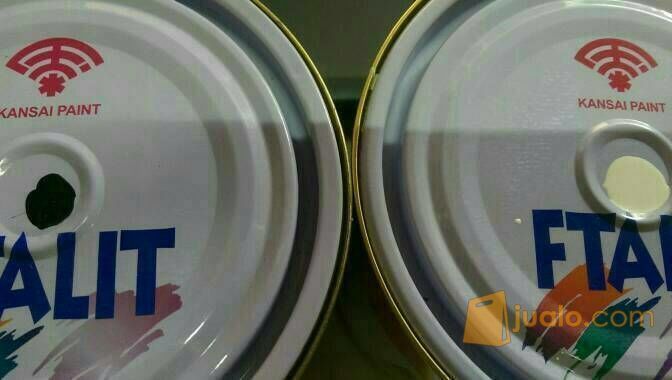 CAT MINYAK FTALIT BESI KAYU PUTIH/HITAM KILAP /CAT KANSAI 1 KG