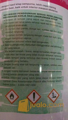 CAT MINYAK FTALIT BESI KAYU PUTIH/HITAM KILAP /CAT KANSAI 1 KG
