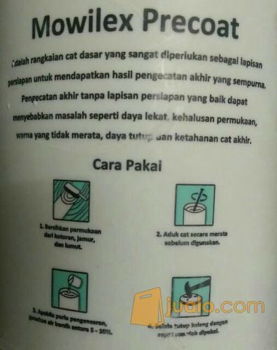 MOWILEX PRECOAT UNDERCOAT 2,5 LITER CAT DASAR WALL SEALER