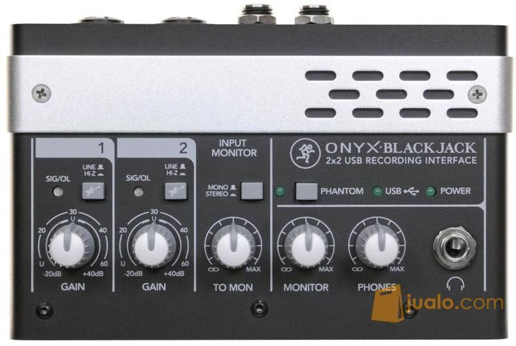 Jual Soundcard Recording Mackie Onyx Blackjack 2x2 USB Murah Di Bandung