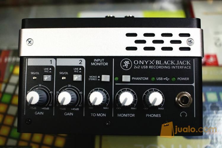 Jual Soundcard Recording Mackie Onyx Blackjack 2x2 USB Murah Di Bandung