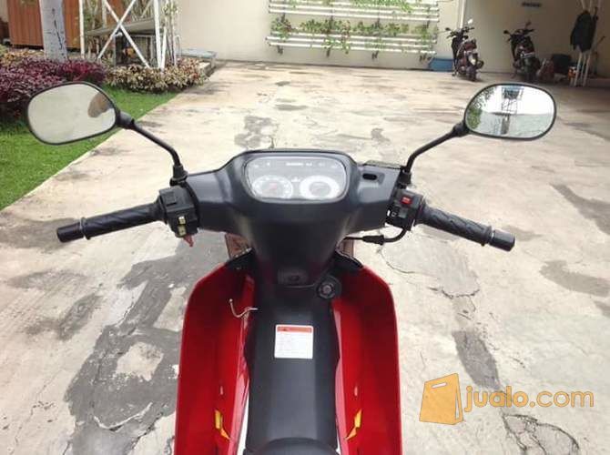 satria hiu 2004 merah hitam,mantap!!