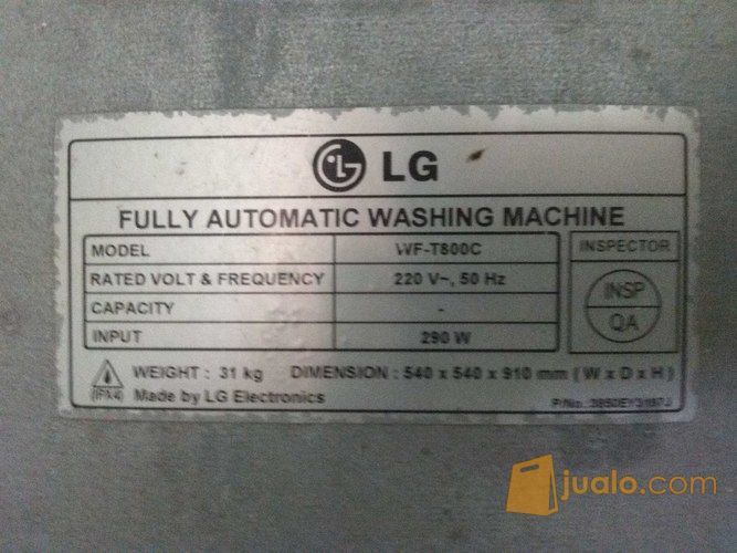 Mesin Cuci LG Top Loading