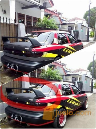 Aksesoris eksterior mobil sedan spoiler / sayap belakang / wings Mugen RR / gawang semua jenis mobil sedan / all type universal