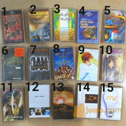 Kumpulan Kaset Pita: Lagu Rohani Barat & Indonesia, Kondisi Bagus