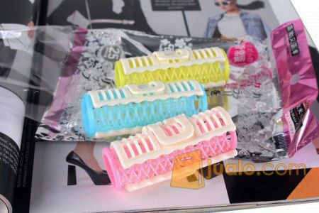 Roll Rambut Plastik 1 Pack isi 3