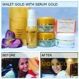 PAKET CREAM WALET SUPER GOLD QUALITY + SERUM GOLD CV.JAYA MANDIRI