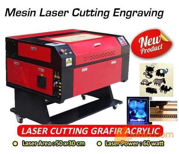 Mesin Laser Cutting Grafir Acrylic 5030