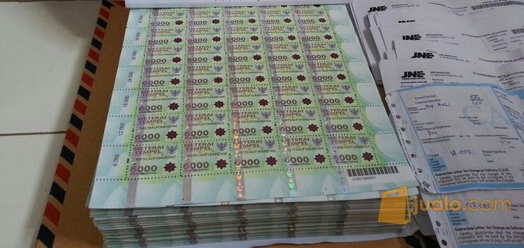 Materai 6000 Kualitas Super (Rp.100.000)