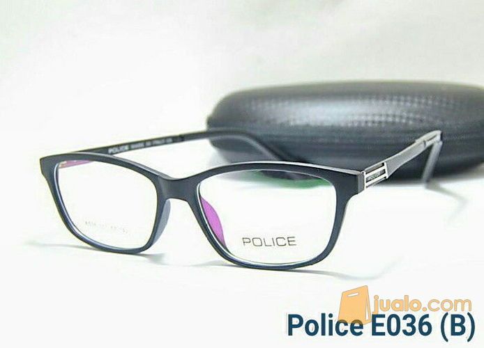 FRAME KACAMATA - POLICE E036 - BACA MINUS PLUS- PRIA WANITA CEWE GAYA