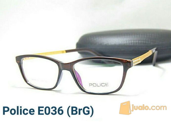 FRAME KACAMATA - POLICE E036 - BACA MINUS PLUS- PRIA WANITA CEWE GAYA