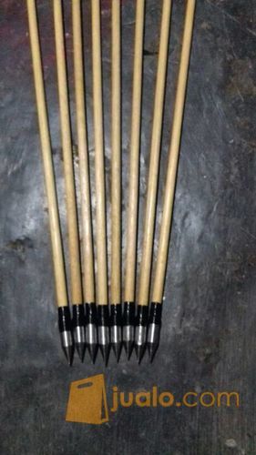 Arrow Panahan / Anak Panah (kayu ramin) Point stainless