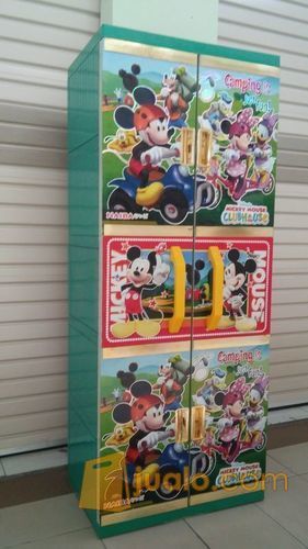Lemari Plastik / Rak Baju - NAIBA - Mickey Mouse - 5 susun