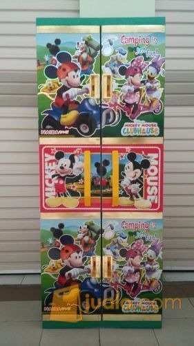 Lemari Plastik / Rak Baju - NAIBA - Mickey Mouse - 5 susun
