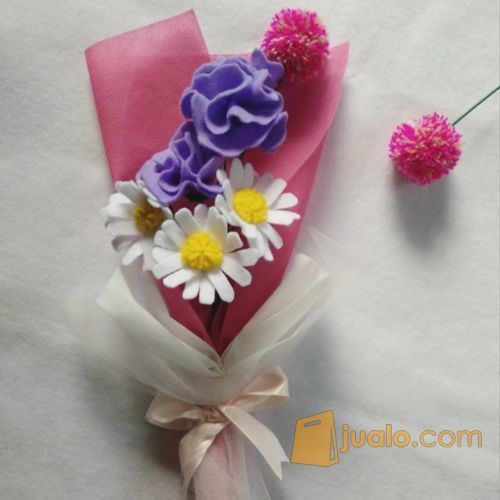 Buket Bunga Wisuda / Buket Bunga Flanel