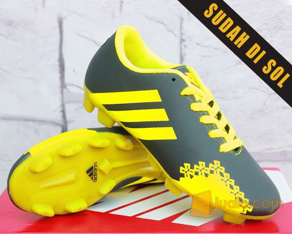 Sepatu Bola-Soccer-Futsal-Olahraga Adidas Predator LZ Abu Kuning Anak
