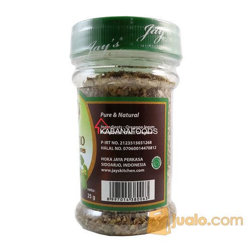 Bumbu Masak Daun Oregano Jay's Oregano Leaves 25g