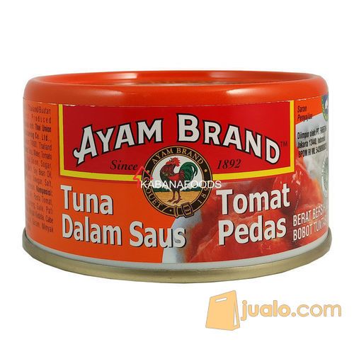 Tuna Saus Tomat Pedas Kalengan Ayam Brand Tuna Tomato Chilli 185g