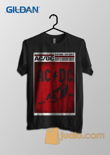AC/DC - Poster Kaos Band Original Gildan