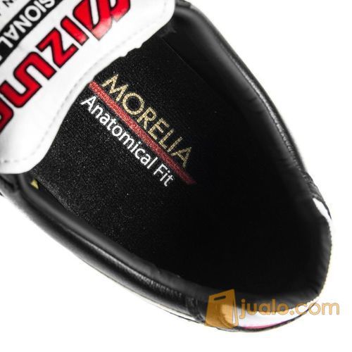 Sepatu Bola Mizuno Morelia II MI Japan Black White Original