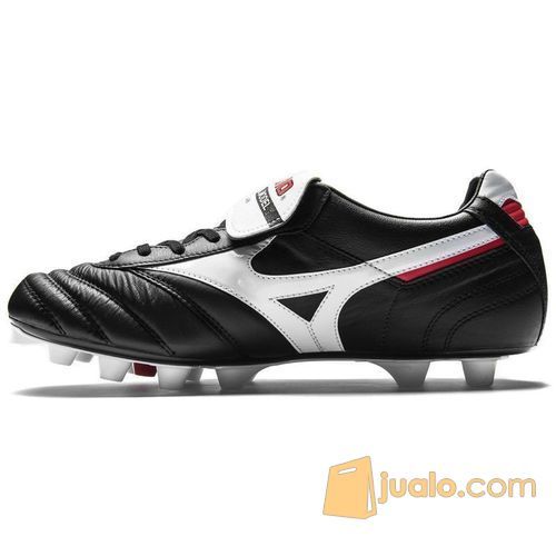 Sepatu Bola Mizuno Morelia II MI Japan Black White Original