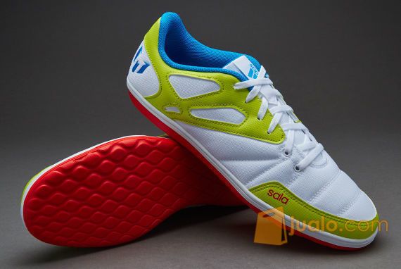 Sepatu Bola Adidas MESSI 15.4 ST White Solar Blue Red