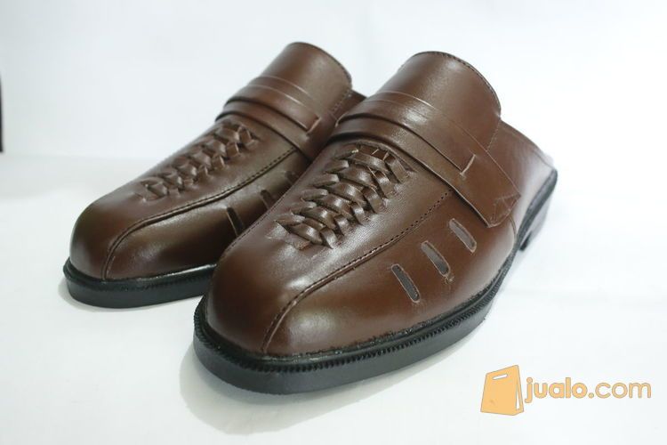Sandal Slop Casual Pria Kulit Asli LS-02 Prima