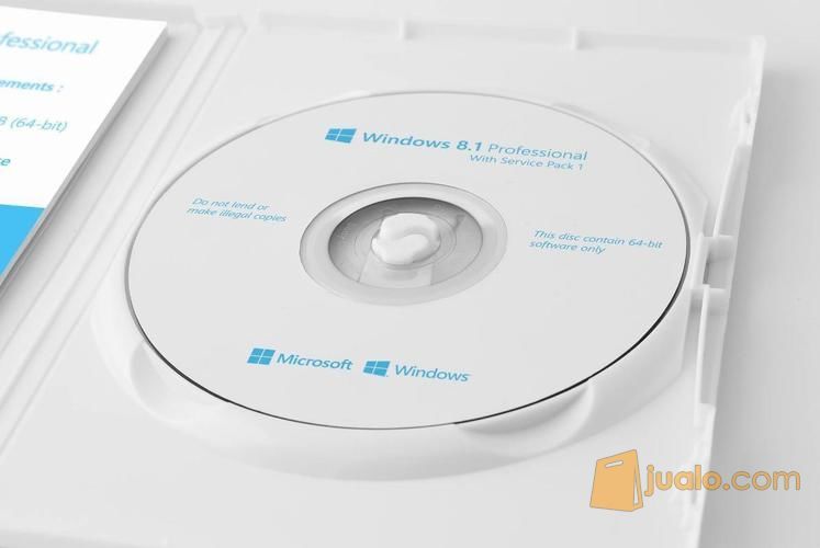 Lisensi + COA Sticker Windows 8.1 Professional DVD Box