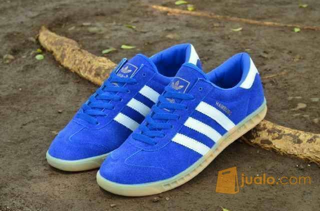 Adidas Hamburg Sepatu Sneakers Pria Casual Sepatu Kets Cowok