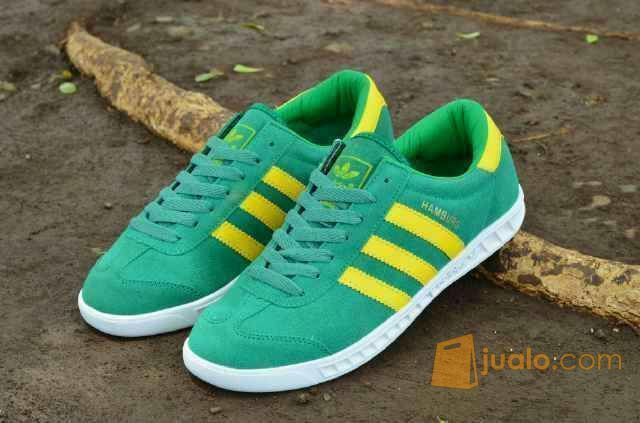 Adidas Hamburg Sepatu Sneakers Pria Casual Sepatu Kets Cowok