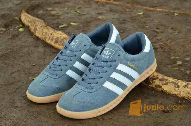 Adidas Hamburg Sepatu Sneakers Pria Casual Sepatu Kets Cowok