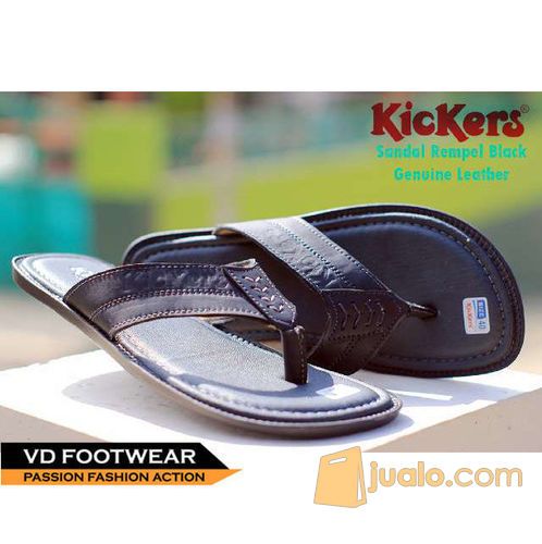 [ Kickers Sandal ] Sepatu Sandal Pria Casual Sendal Pria Kulit Murah.
