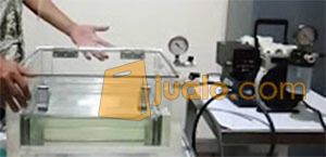 ACRYLIC VACUUM DESSICATOR ( TEST UJI KEBOCORAN PACKAGING)
