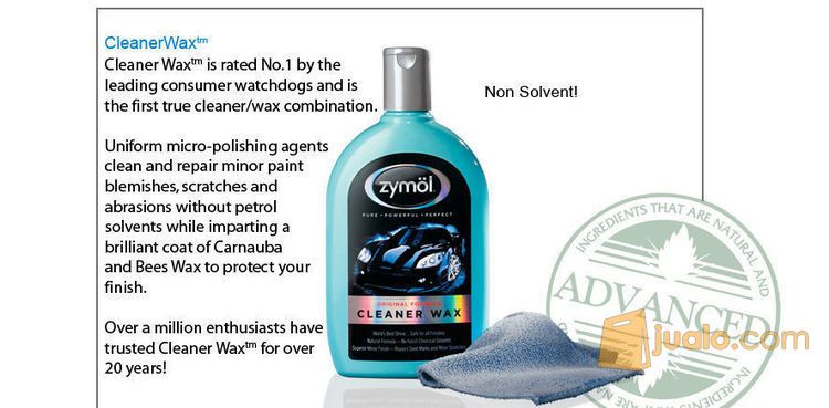 MURAH ZYMOL Cleaner Wax - 100ml Dispenser Bottle | Premium Paint Cleaner