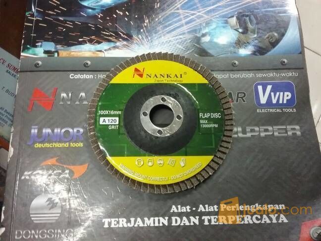 MATA GERINDA AMPLAS 120 / FLAP DISC 4" AMPLAS SUSUN