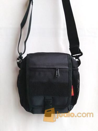 Tas Selempang Kecil ~ Cordura Hitam Tas selempang mini pria Tas murah