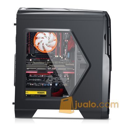 SEGOTEP GAMING CASE BLADE - BLACK / WHITE