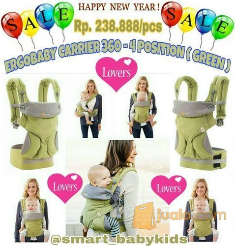 ERGO BABY 360 Gendongan 4 Position ( GREEN )