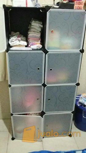 Rak lemari Baju Susun Plastik pp
